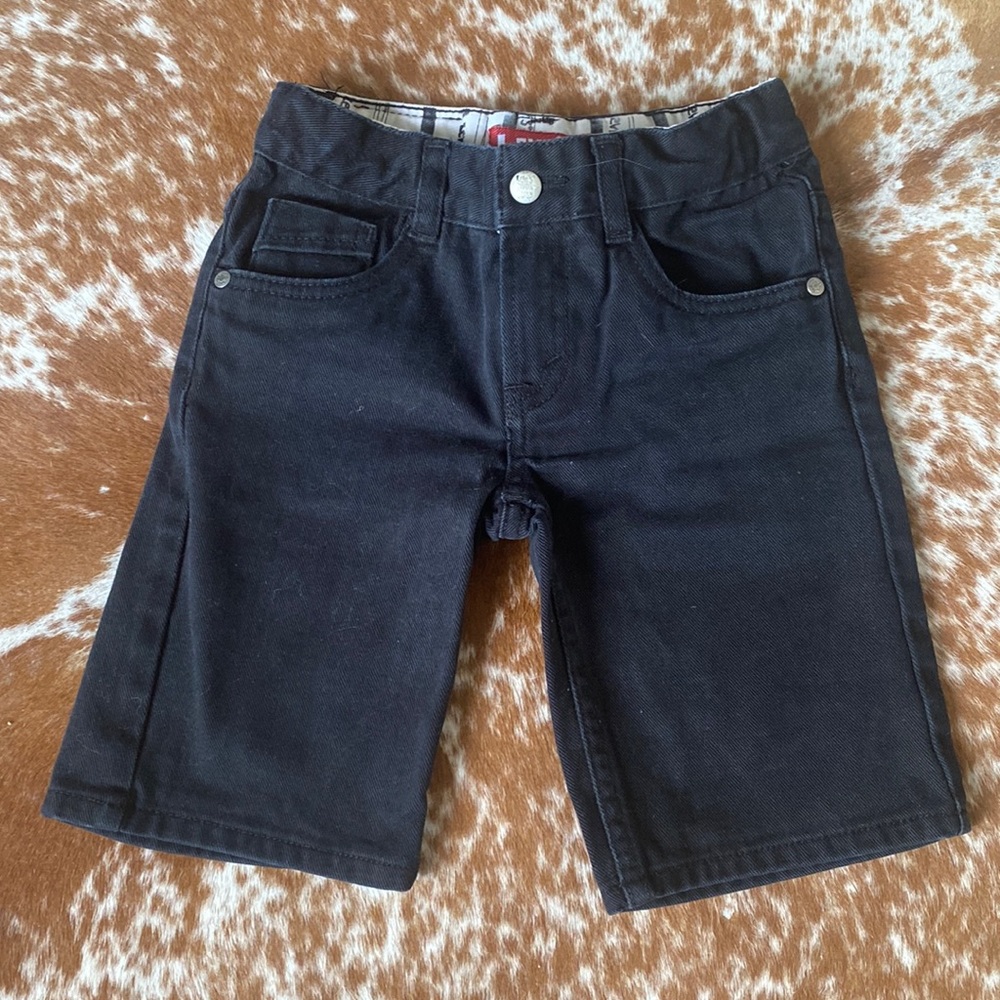 Levi’s black kids shorts
